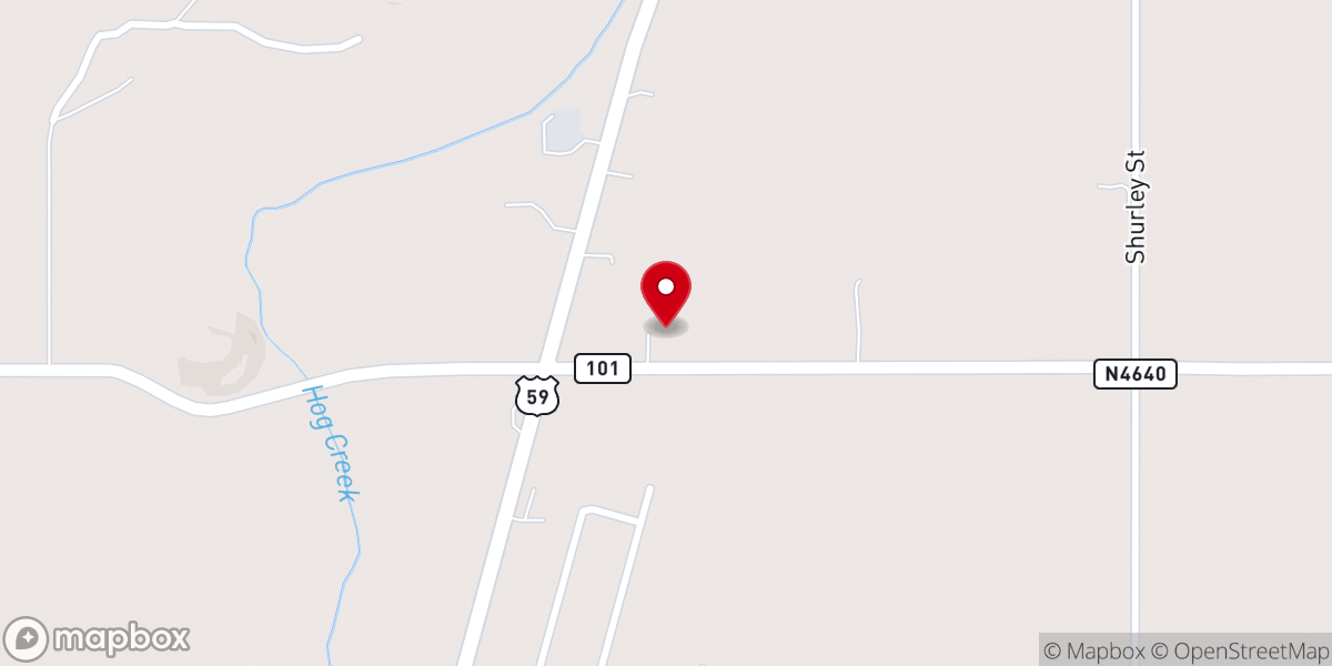 Map showing location of Price Chapel