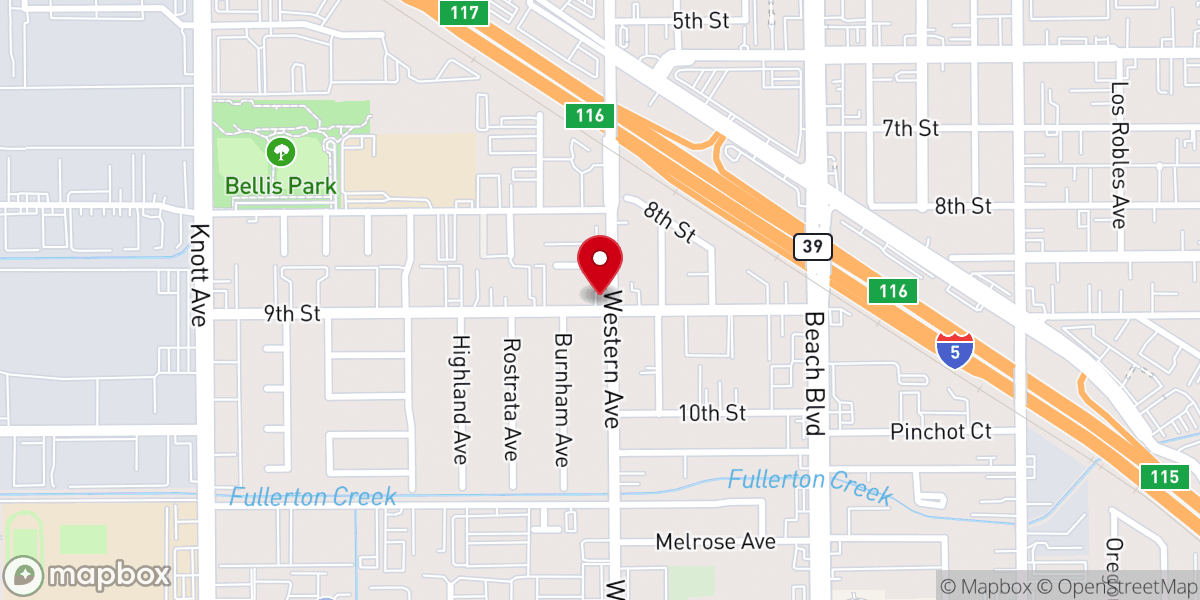 Map showing location of God's Family Church