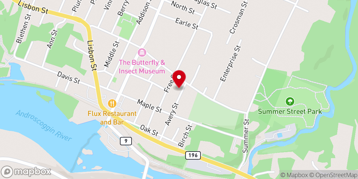 Map showing location of Slovak Catholic Association