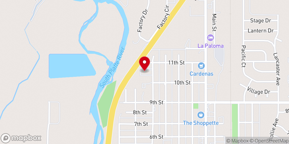 Map showing location of Saint William Catholic Church