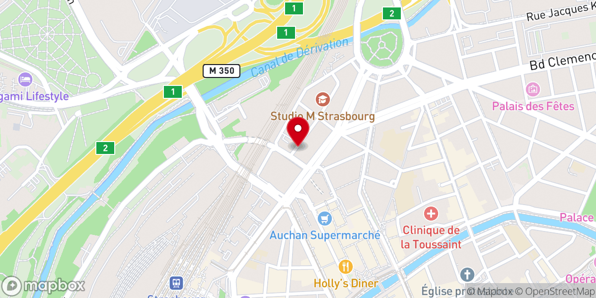 Map showing location of Église de la Bonne Nouvelle