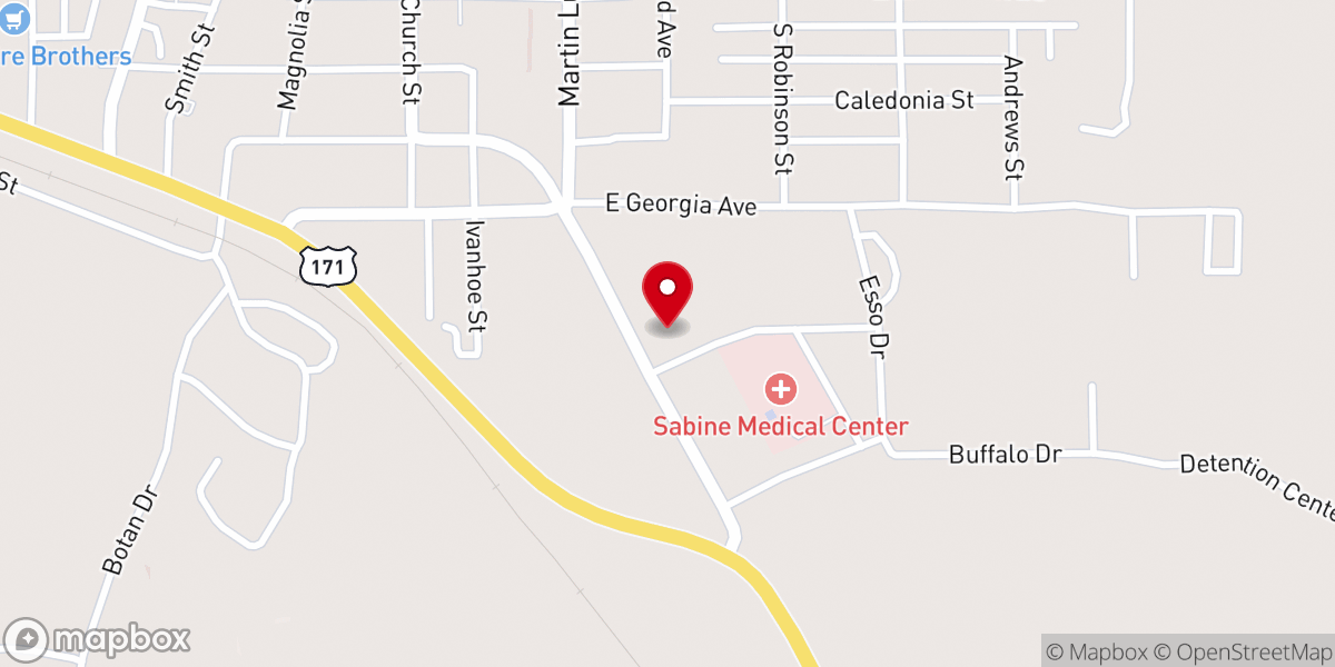 Map showing location of Office of Motor Vehicle