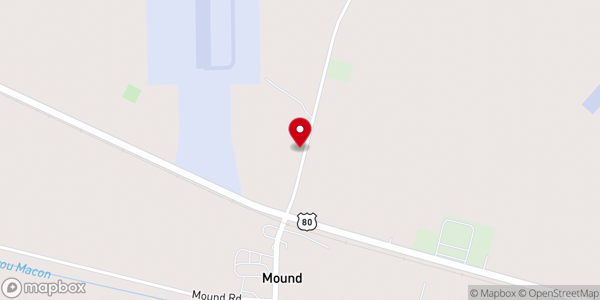 Map showing location of Thomas Chapel