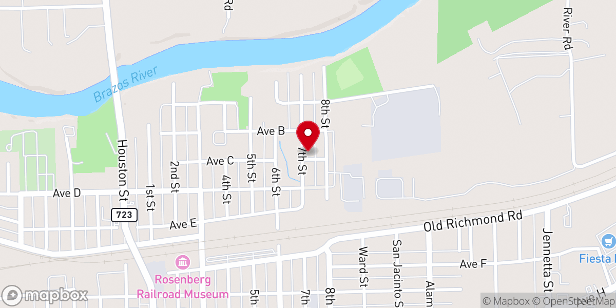 Map showing location of Wilson Memorial Temple Church of God in Christ