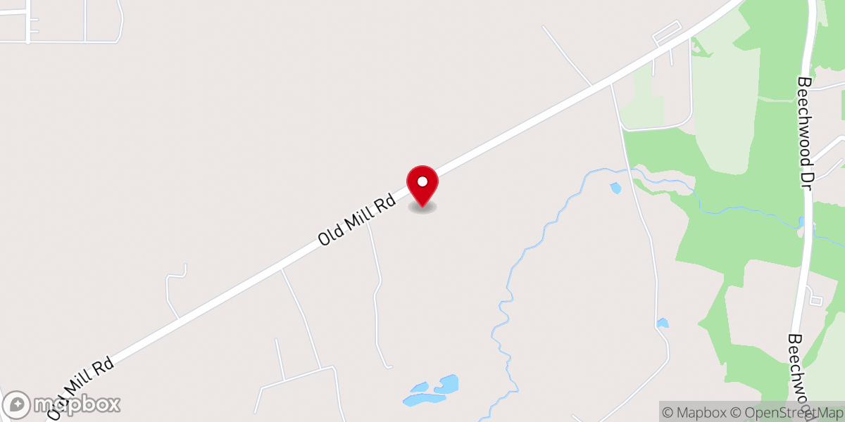 Map showing location of Harvest Baptist Church