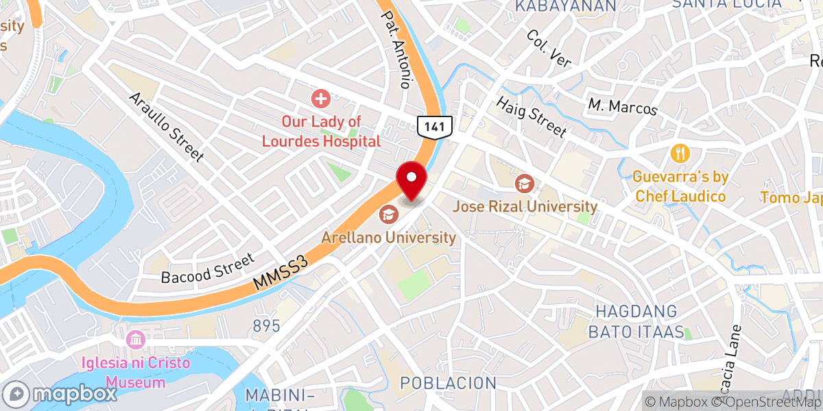 Map showing location of Day By Day Christian Ministries