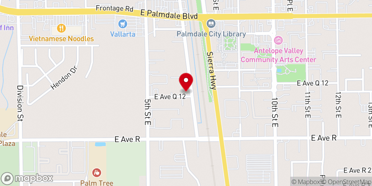 Map showing location of Holy Cross Orthodox Church