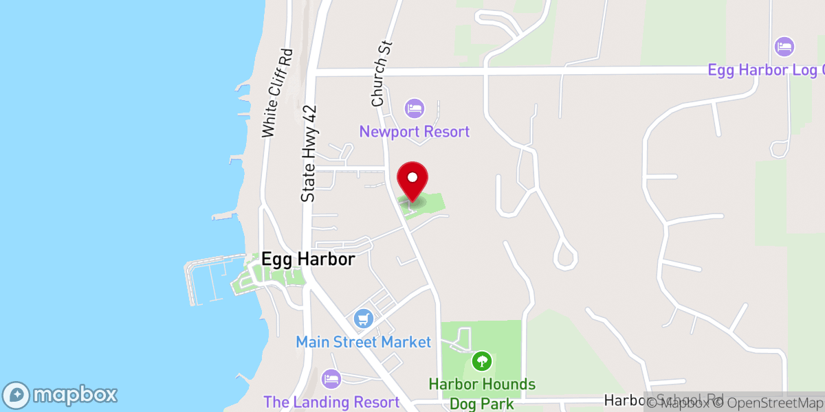 Map showing location of Peg Egan Performing Arts Center