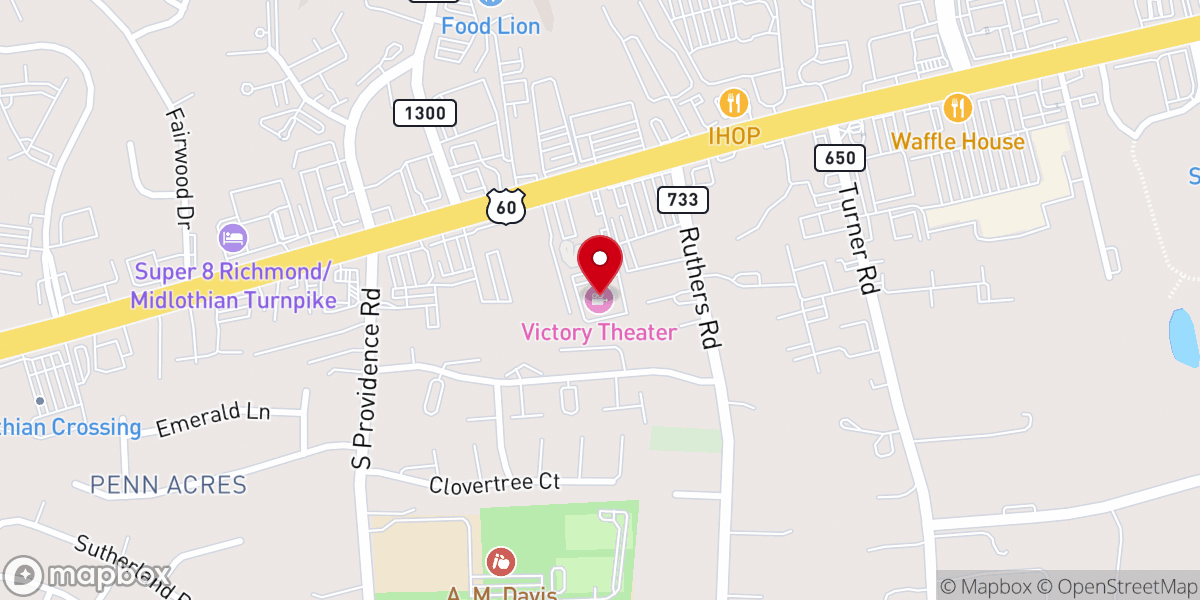 Map showing location of Speaking Spirit Ministries - Chesterfield Campus