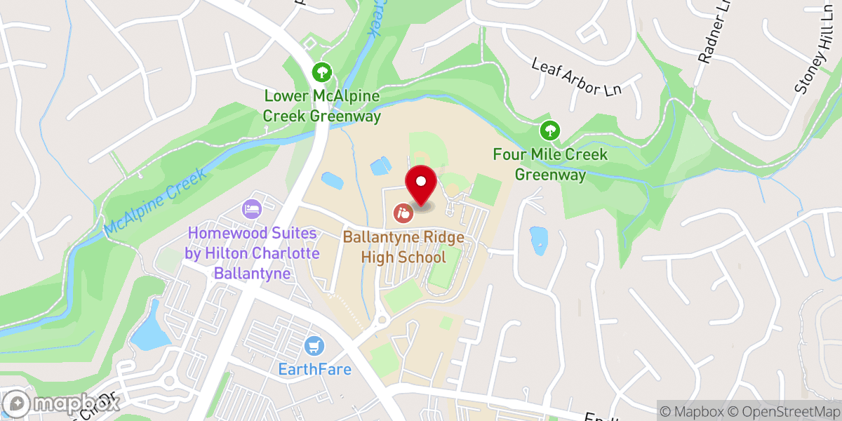 Map showing location of Training Church