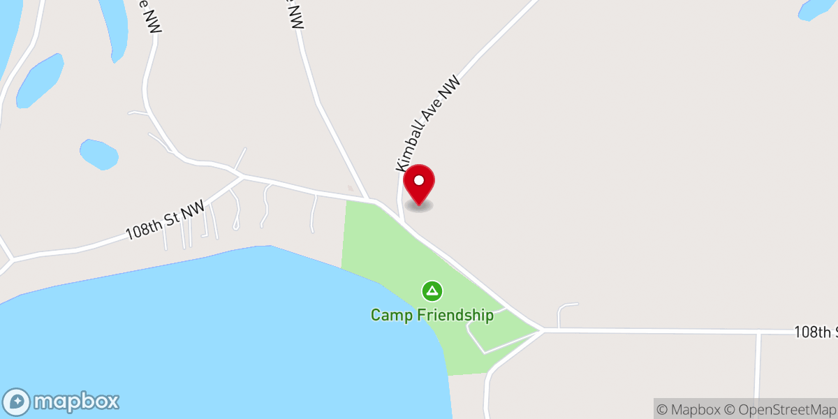 Map showing location of St. Mark's Episcopal Church