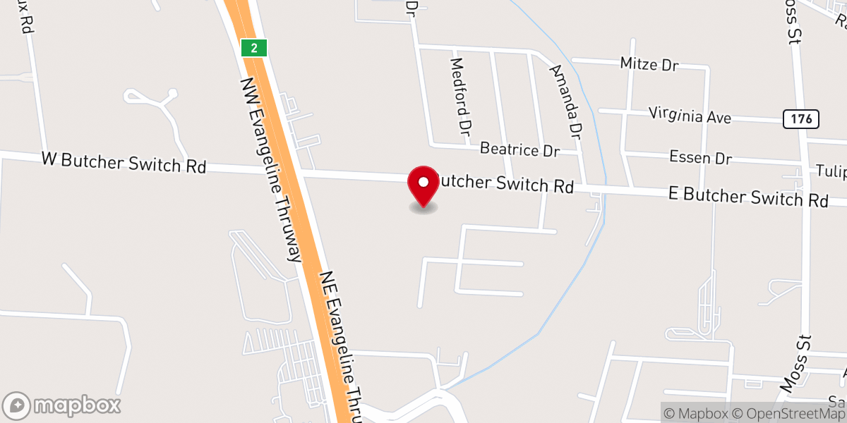 Map showing location of The Living Glory Church