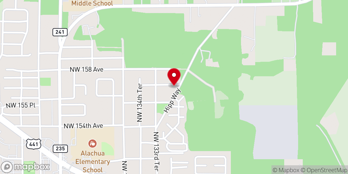 Map showing location of Timothy Green Ministries, Inc.