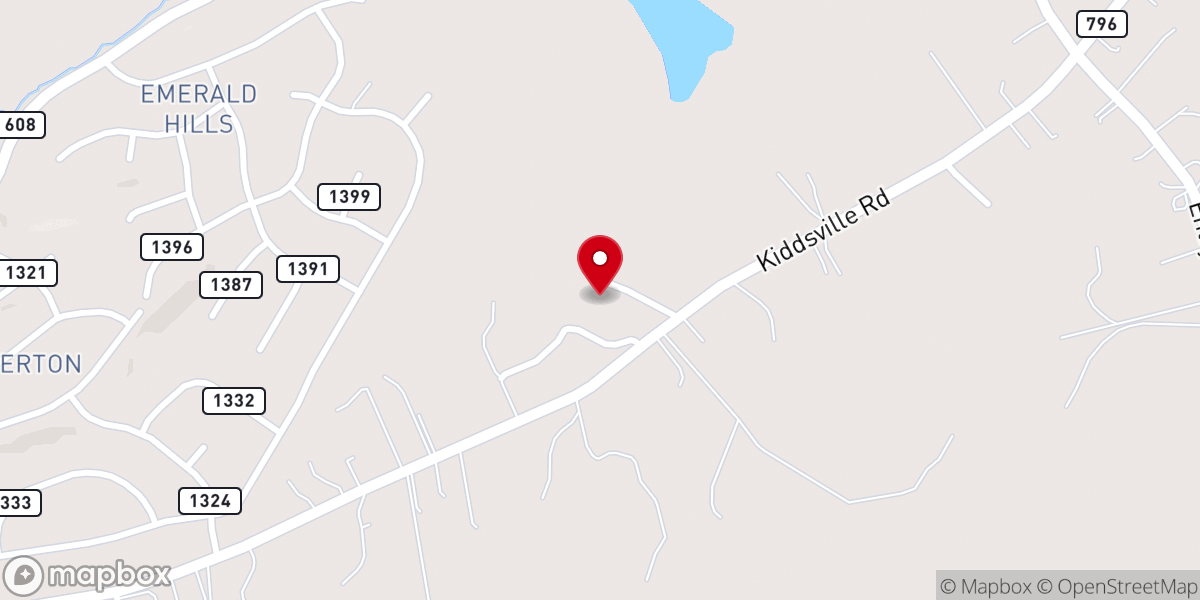 Map showing location of Mt Marine Baptist Church