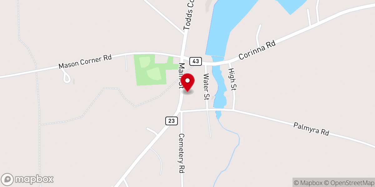 Map showing location of St. Albans Union Church