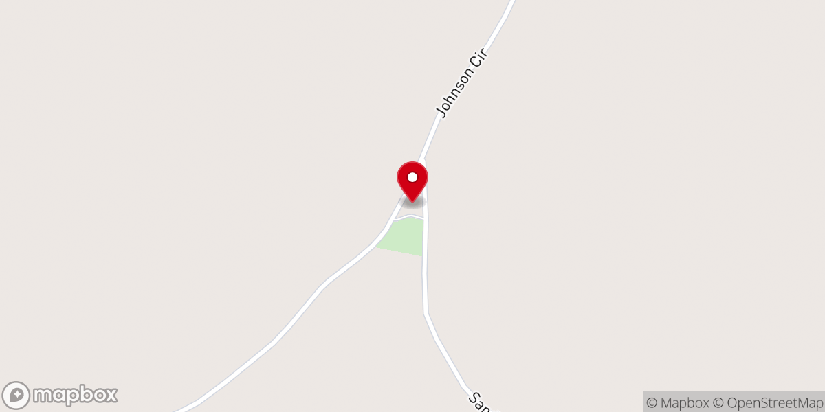 Map showing location of Sandy Grove AME Church