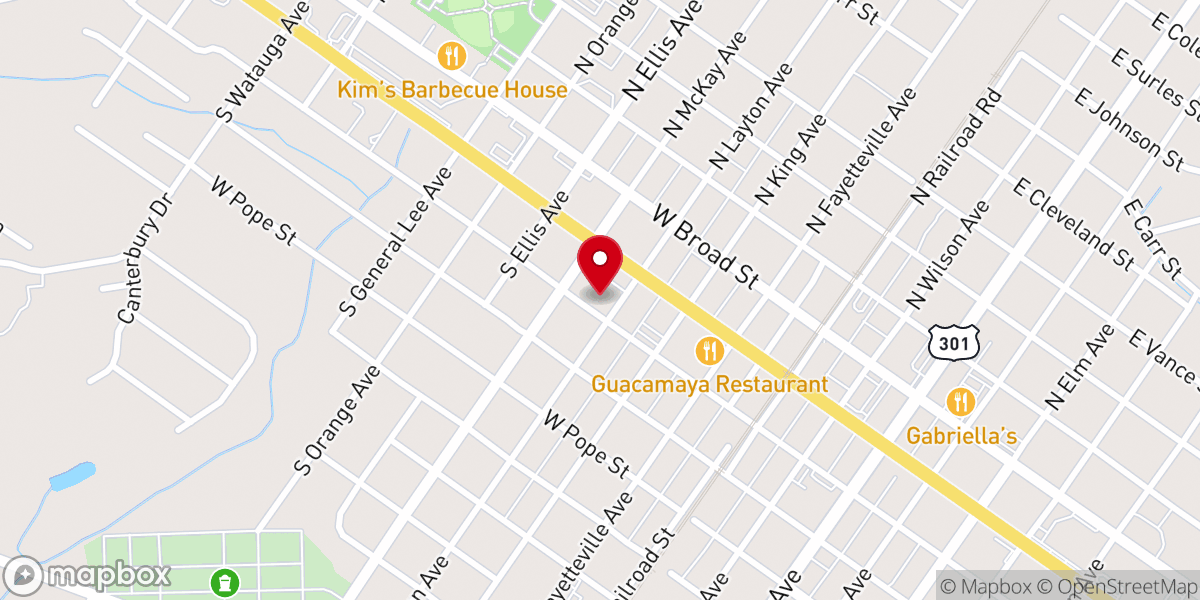Map showing location of Divine St. United Methodist Church