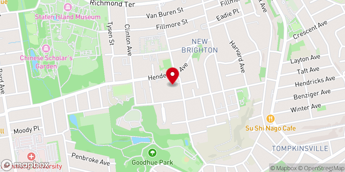 Map showing location of Staten Island Care Center