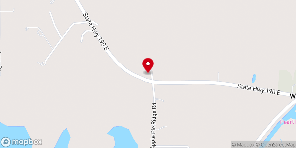 Map showing location of Ridge Memorial Baptist Church