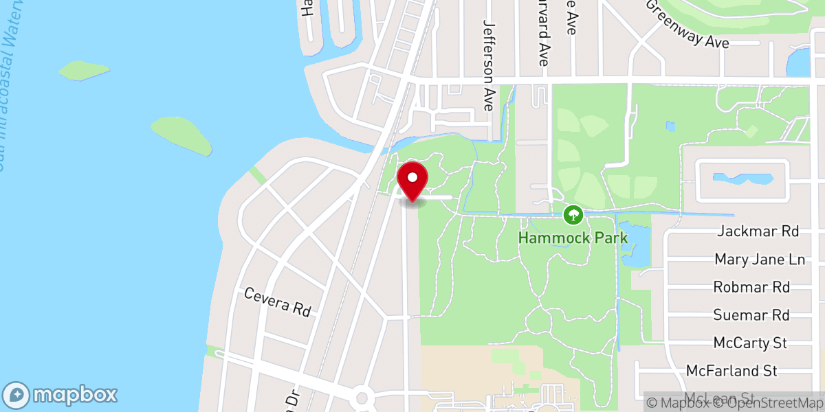 Map showing location of Historic Andrews Memorial Chapel