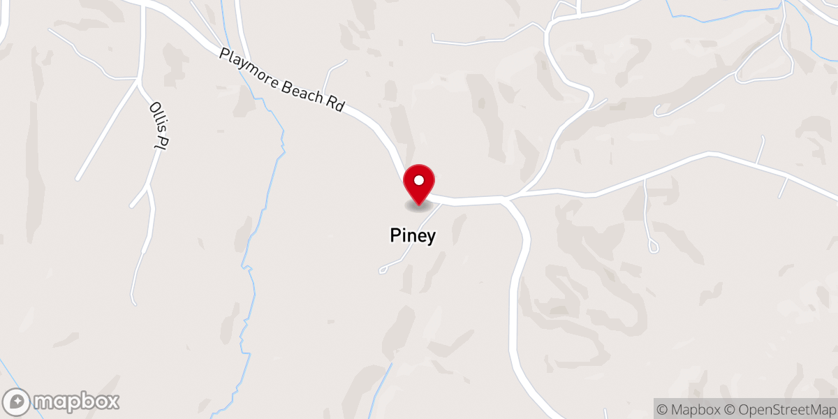 Map showing location of Mars Hill AME Methodist Church