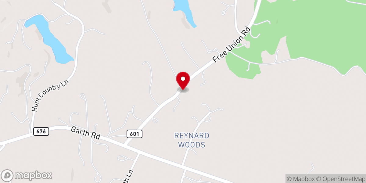 Map showing location of Owensville Pentecostal Church