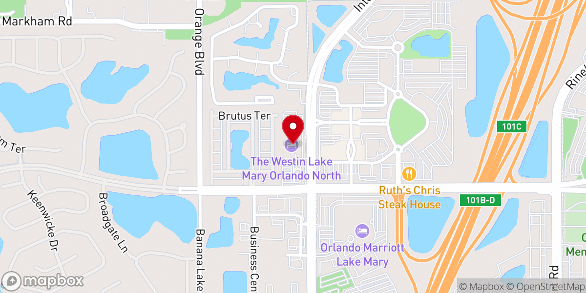 Map showing location of Oasis Church NALC