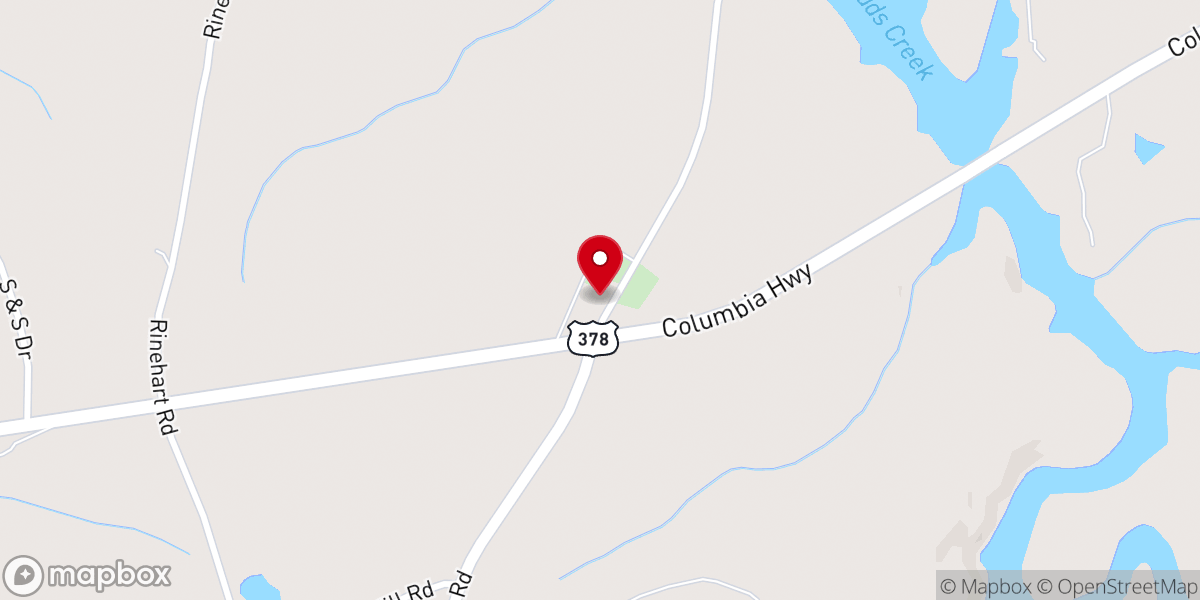 Map showing location of Nazareth Methodist Church