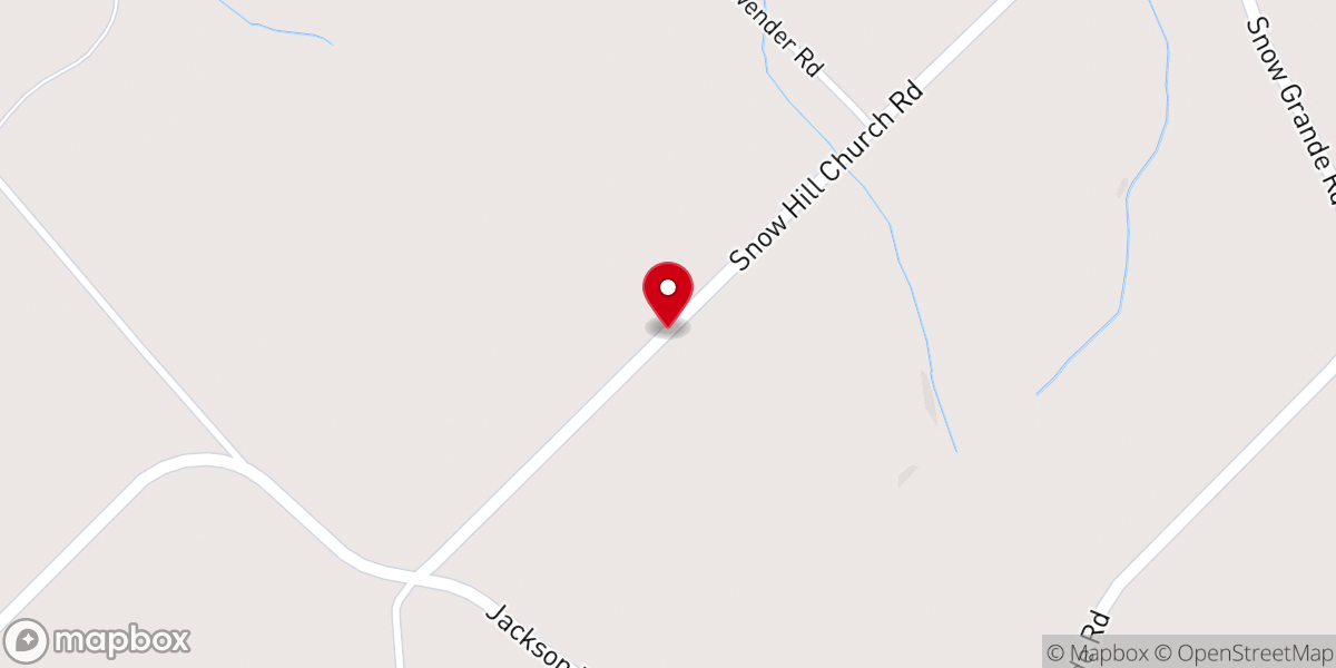 Map showing location of Smith Chapel