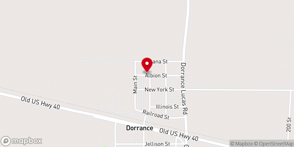Map showing location of Saint Joseph Catholic Church