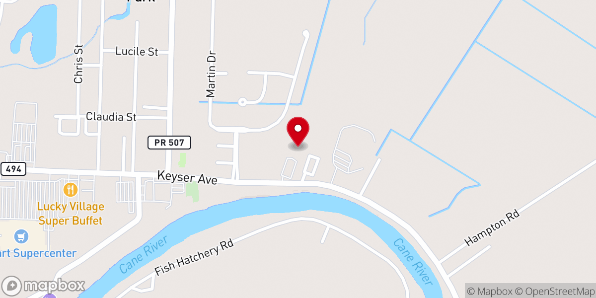 Map showing location of Church of Revelation