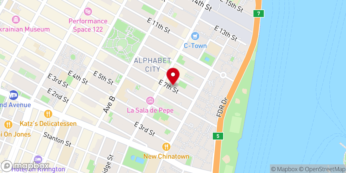 Map showing location of Asociacion Misionera Evangelistica Mision 21