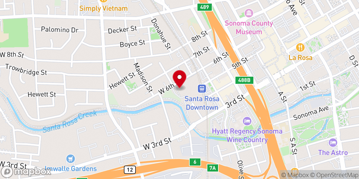 Map showing location of Grace Fellowship