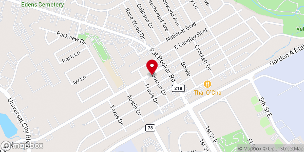 Map showing location of True Life Church- Iglesia Vida Verdadera