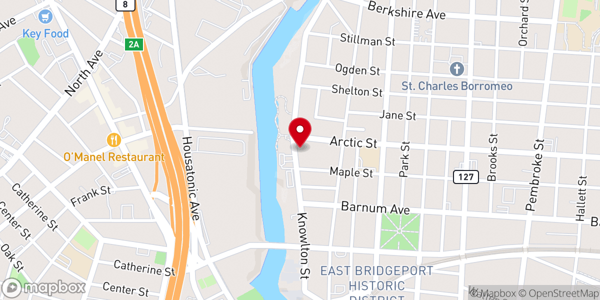 Map showing location of Living Water Deliverance Ministry