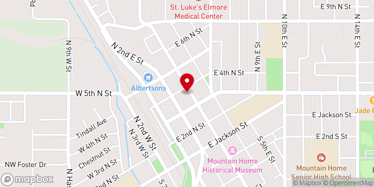 Map showing location of No Limits Christian Ministries