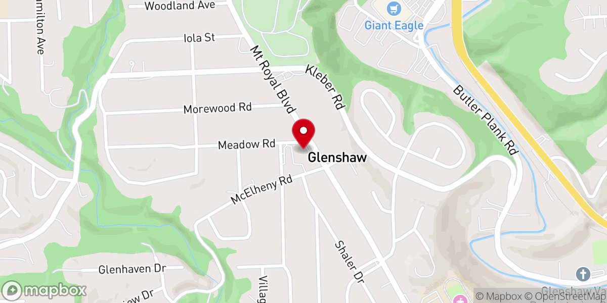 Map showing location of St Bonaventure Church - St. Matthew Parish