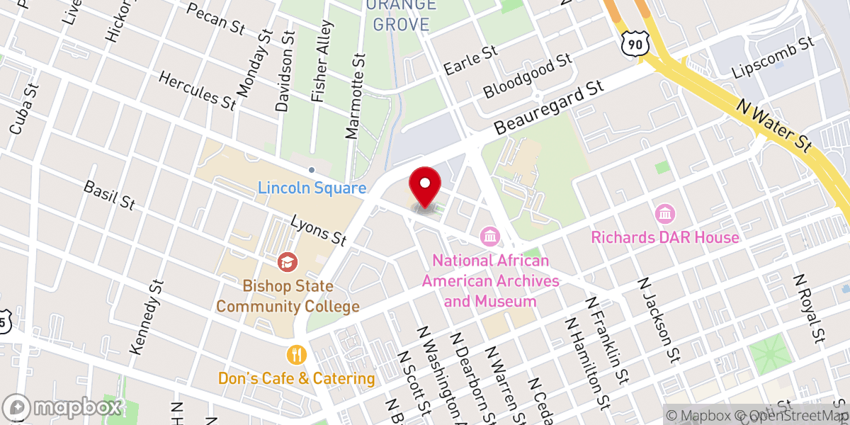 Map showing location of Most Pure Heart of Mary Catholic Church