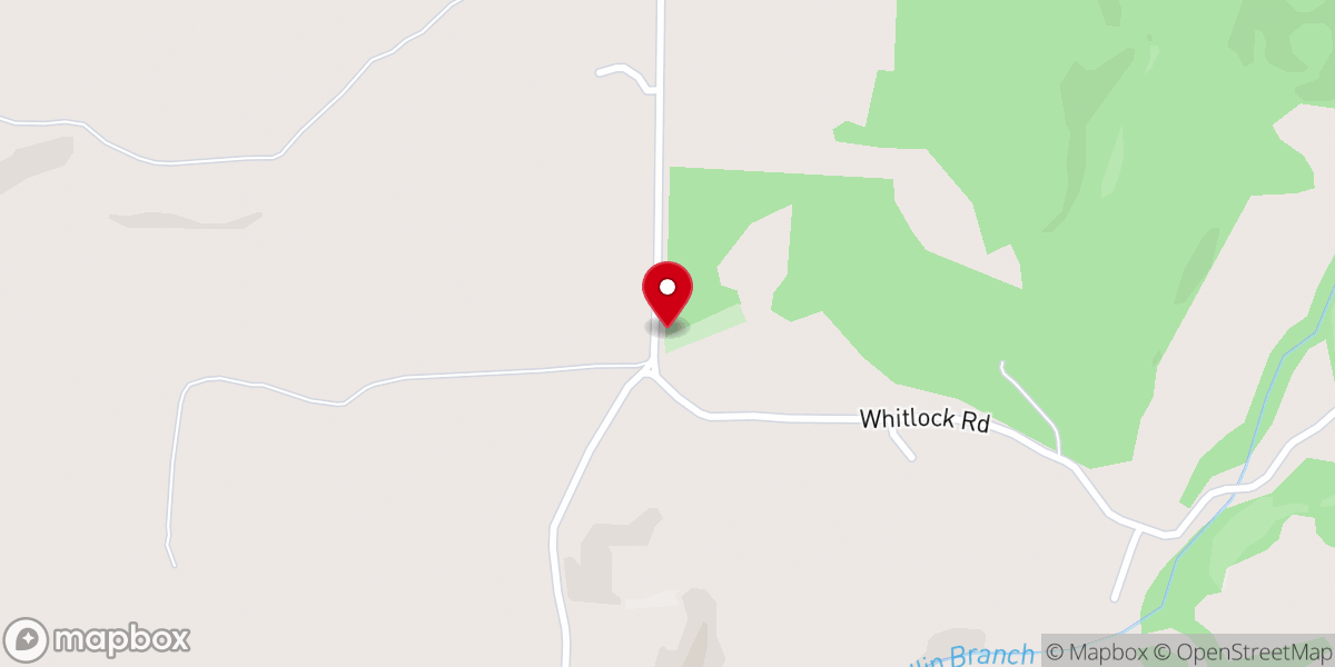 Map showing location of Prescott Church