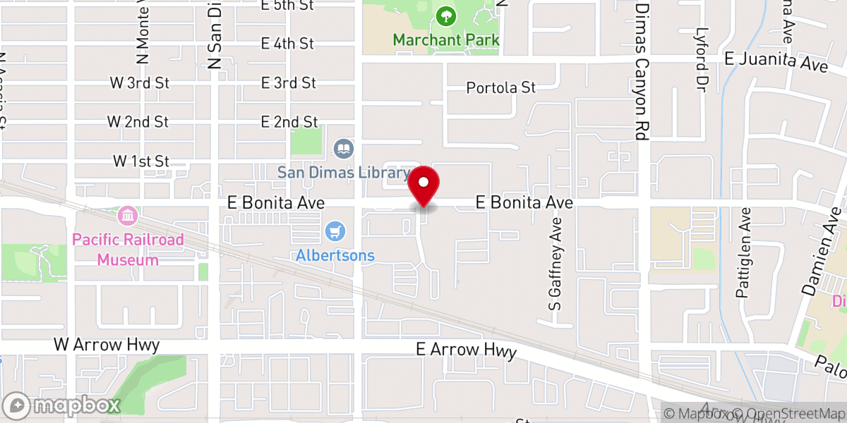 Map showing location of Calvary New Beginnings San Dimas