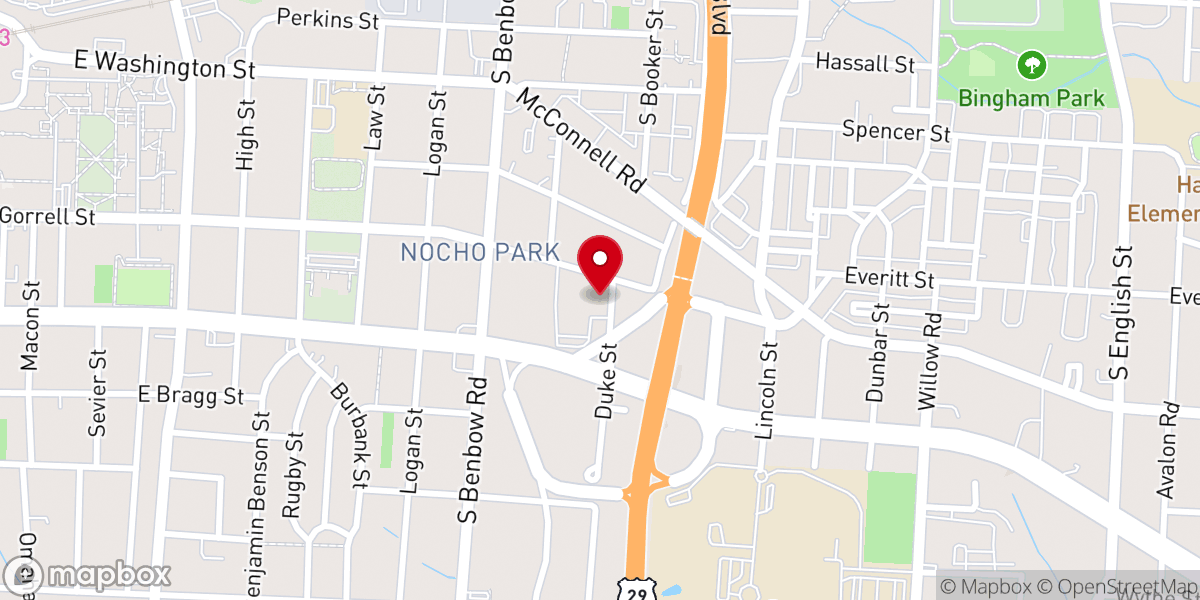 Map showing location of Saint Mary’s Catholic Church Old Chapel