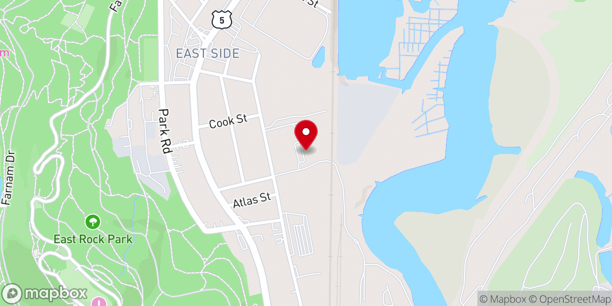 Map showing location of Mount Calvary Deliverance Church