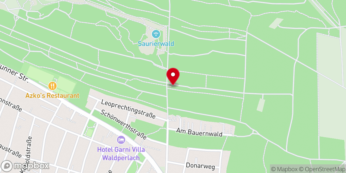 Map showing location of Sankt Joseph Kapelle, Bäckerkapelle