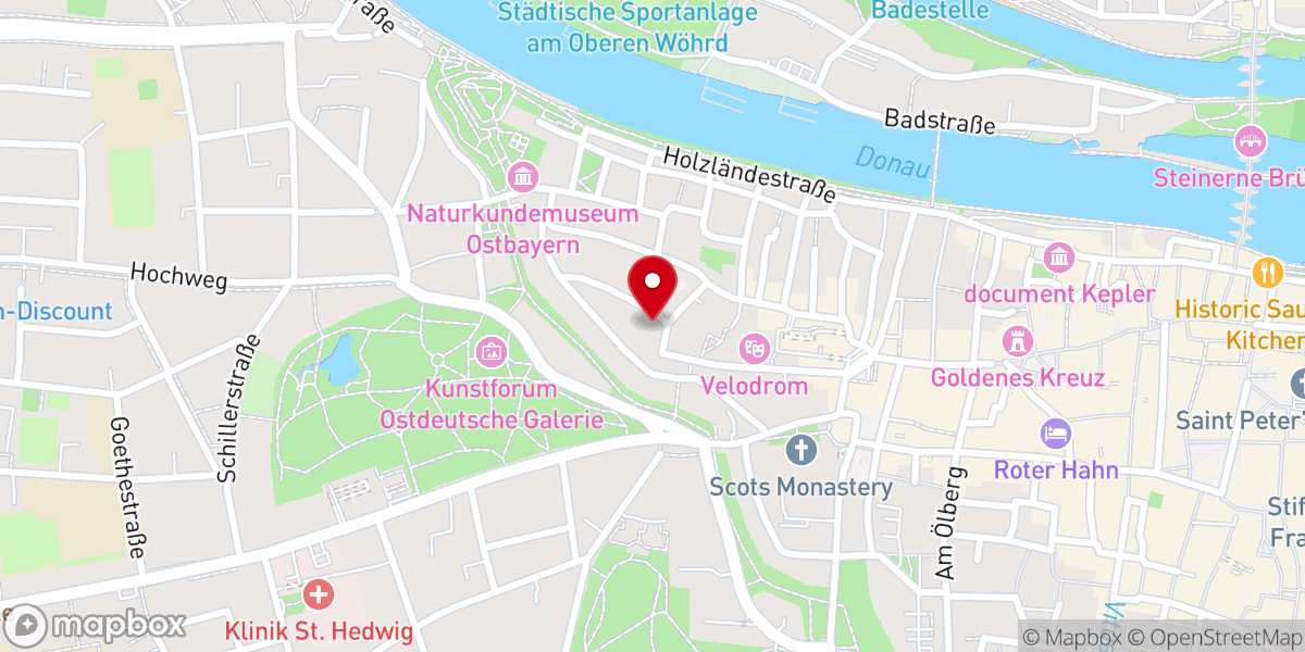 Map showing location of Dominikanerinnenkloster Hl. Kreuz