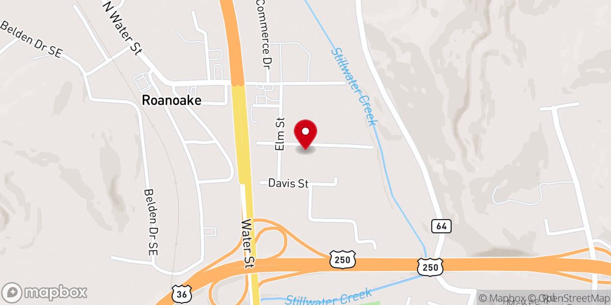 Map showing location of Cathedral Of Praise
