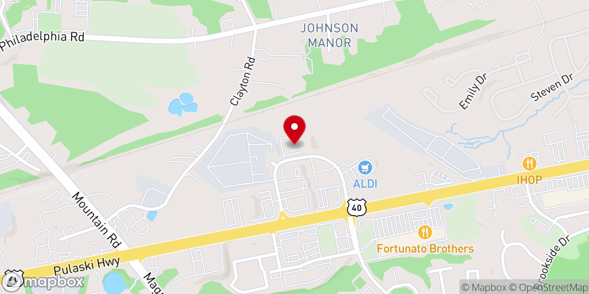 Map showing location of Zion Temple Church