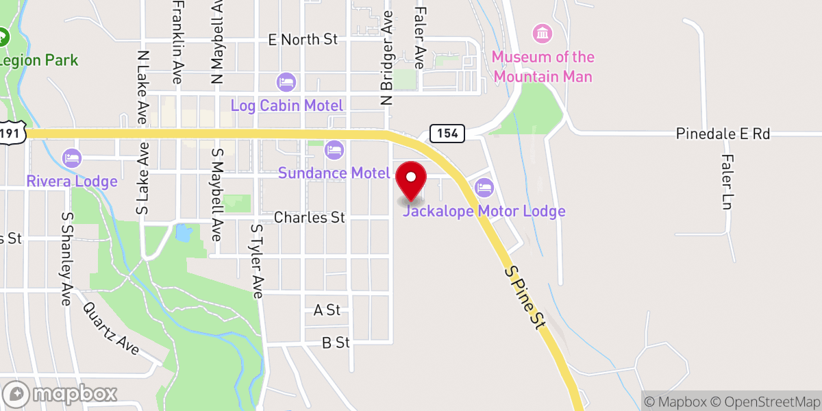 Map showing location of Rendezvous Church