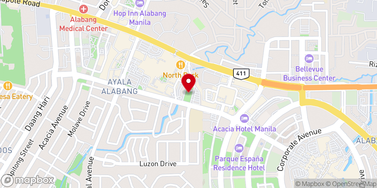 Map showing location of St. Jerome Emiliani and Sta. Susana Parish