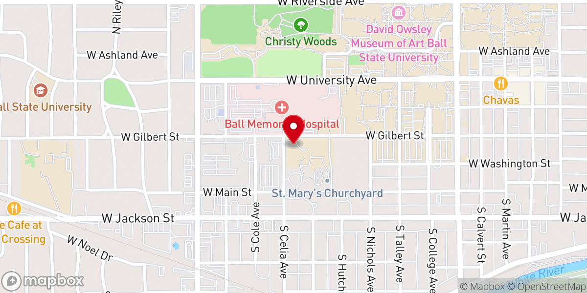 Map showing location of St. Michael Catholic School