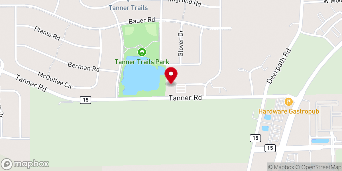 Map showing location of Highpoint Church - North Aurora